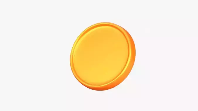 Medal Coin Game 3D Illustration