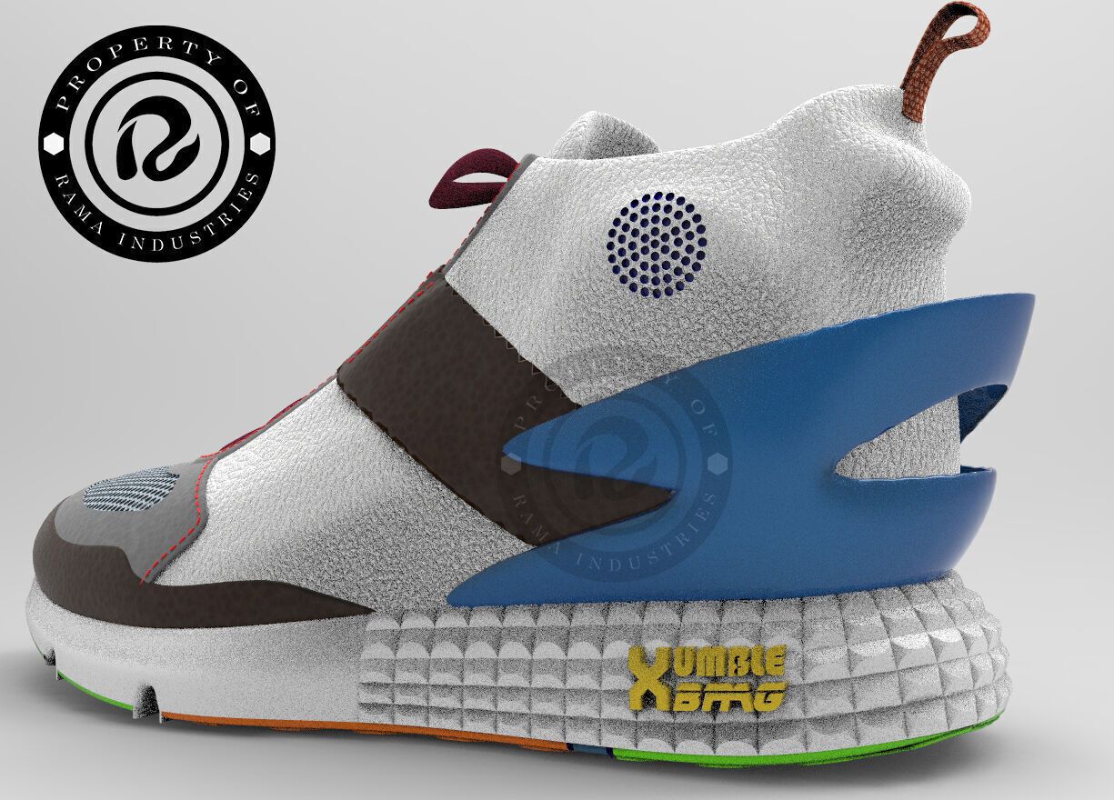 3d shoe basket full mesh and render in keyshot 3D model_1