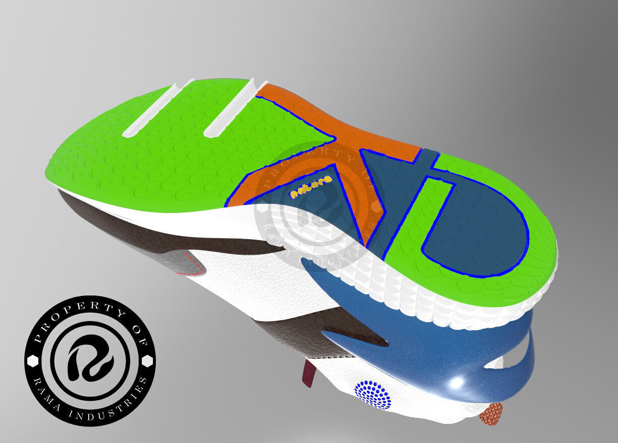 3d shoe basket full mesh and render in keyshot 3D model_3