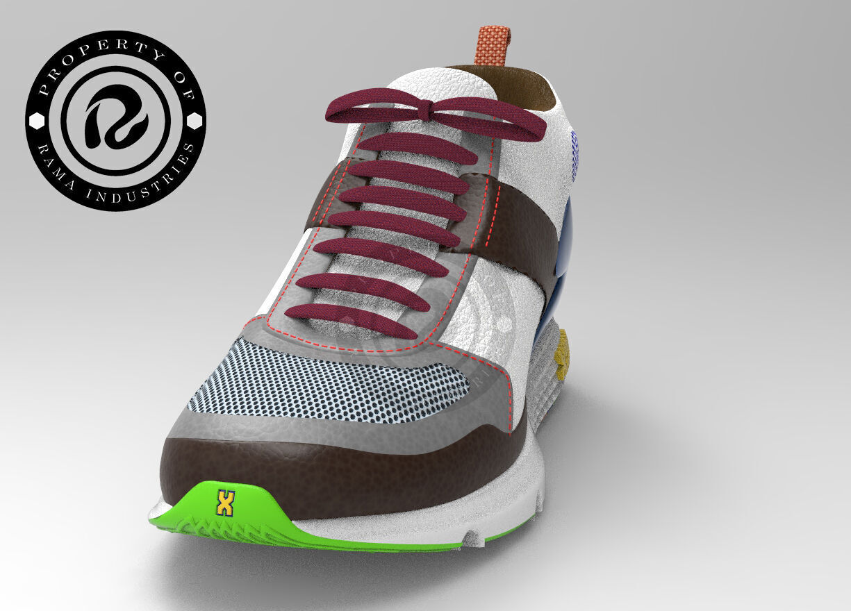 3d shoe basket full mesh and render in keyshot 3D model_2