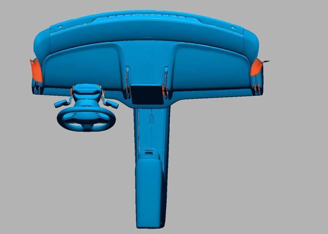 Volvo EX30 2024 Instrument Panel Vehicle 3d scan model 3D model  3D model_1