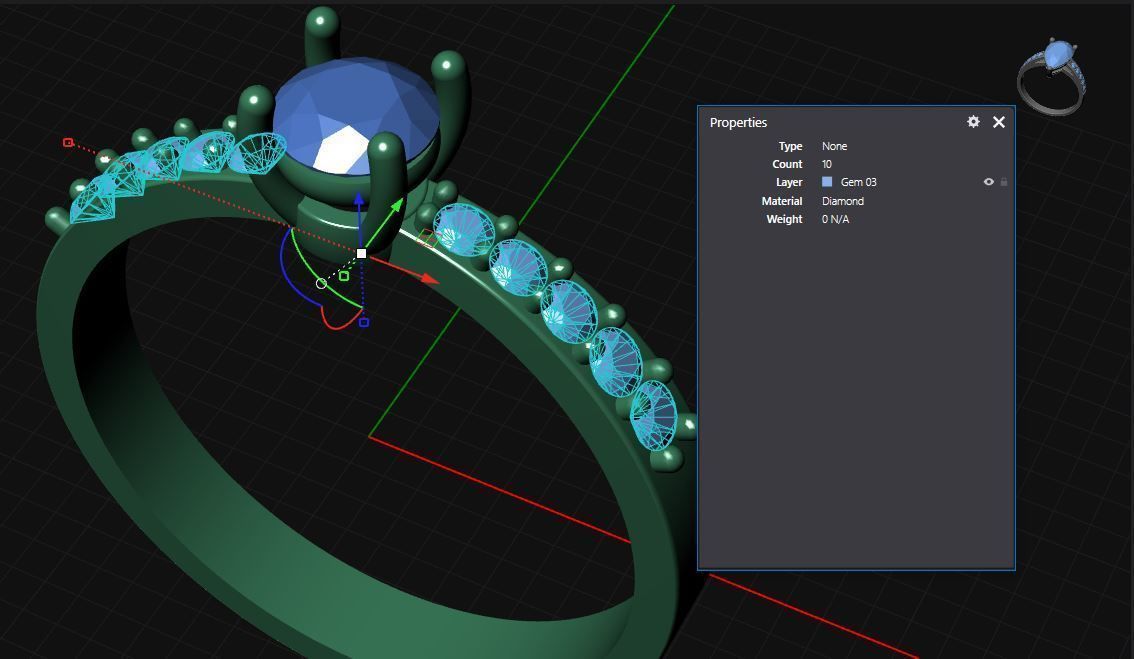 rings Free 3D print model_7