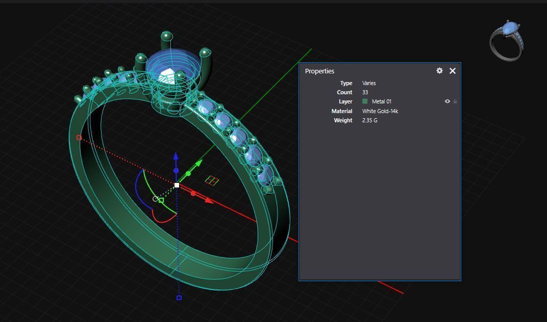 rings Free 3D print model_5