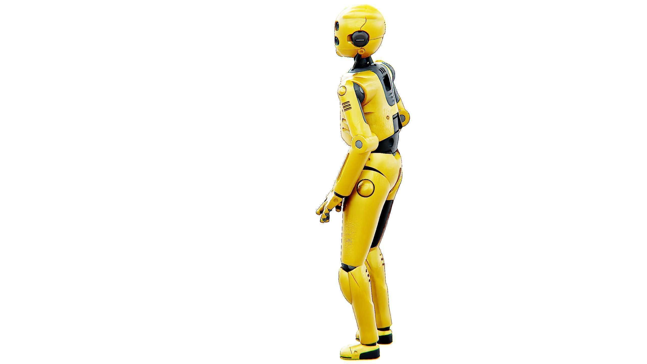 DROID C6-DS V2 Rigged for Unreal Engine - Unity - MIXAMO 3D model_16