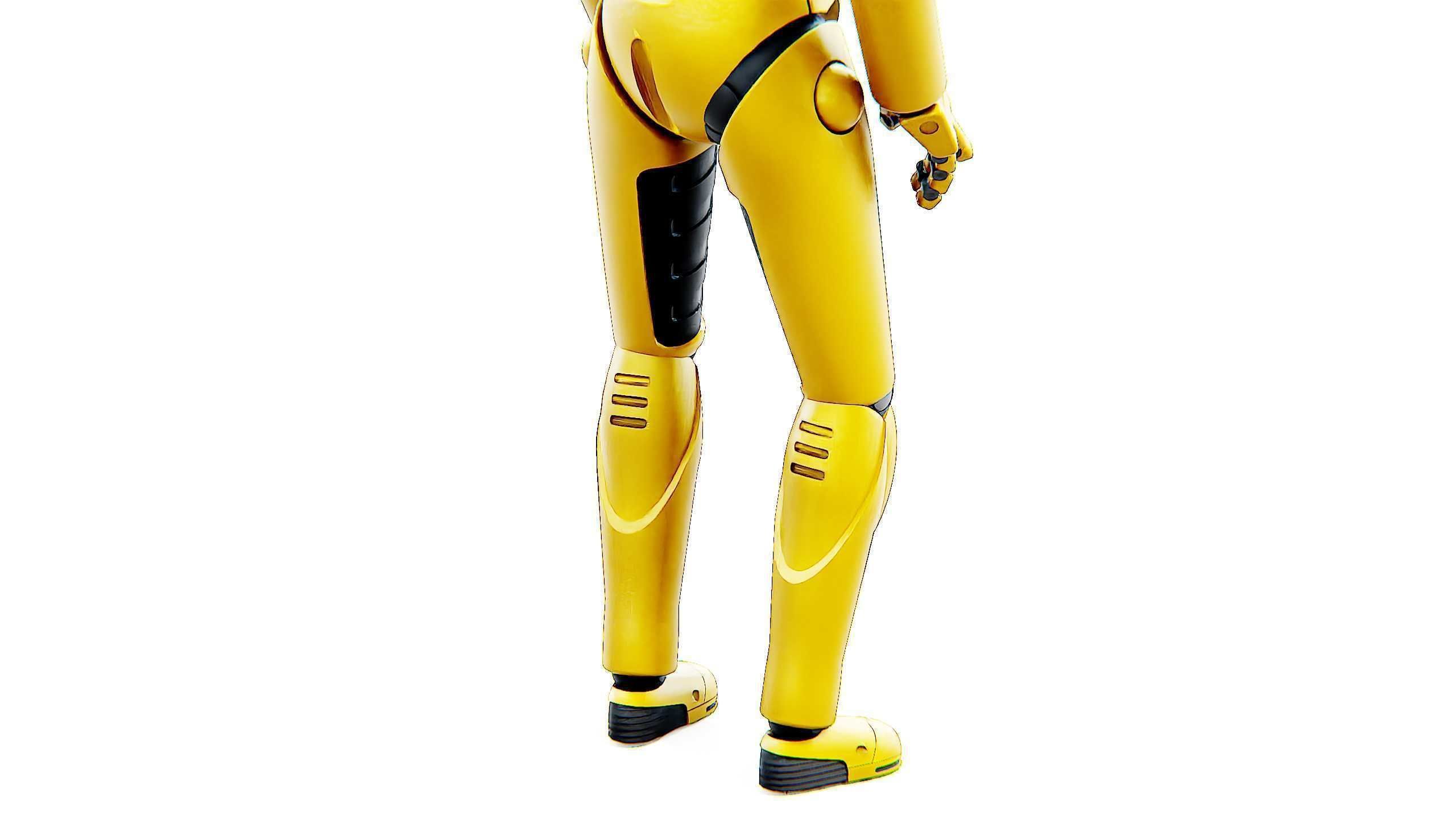 DROID C6-DS V2 Rigged for Unreal Engine - Unity - MIXAMO 3D model_25