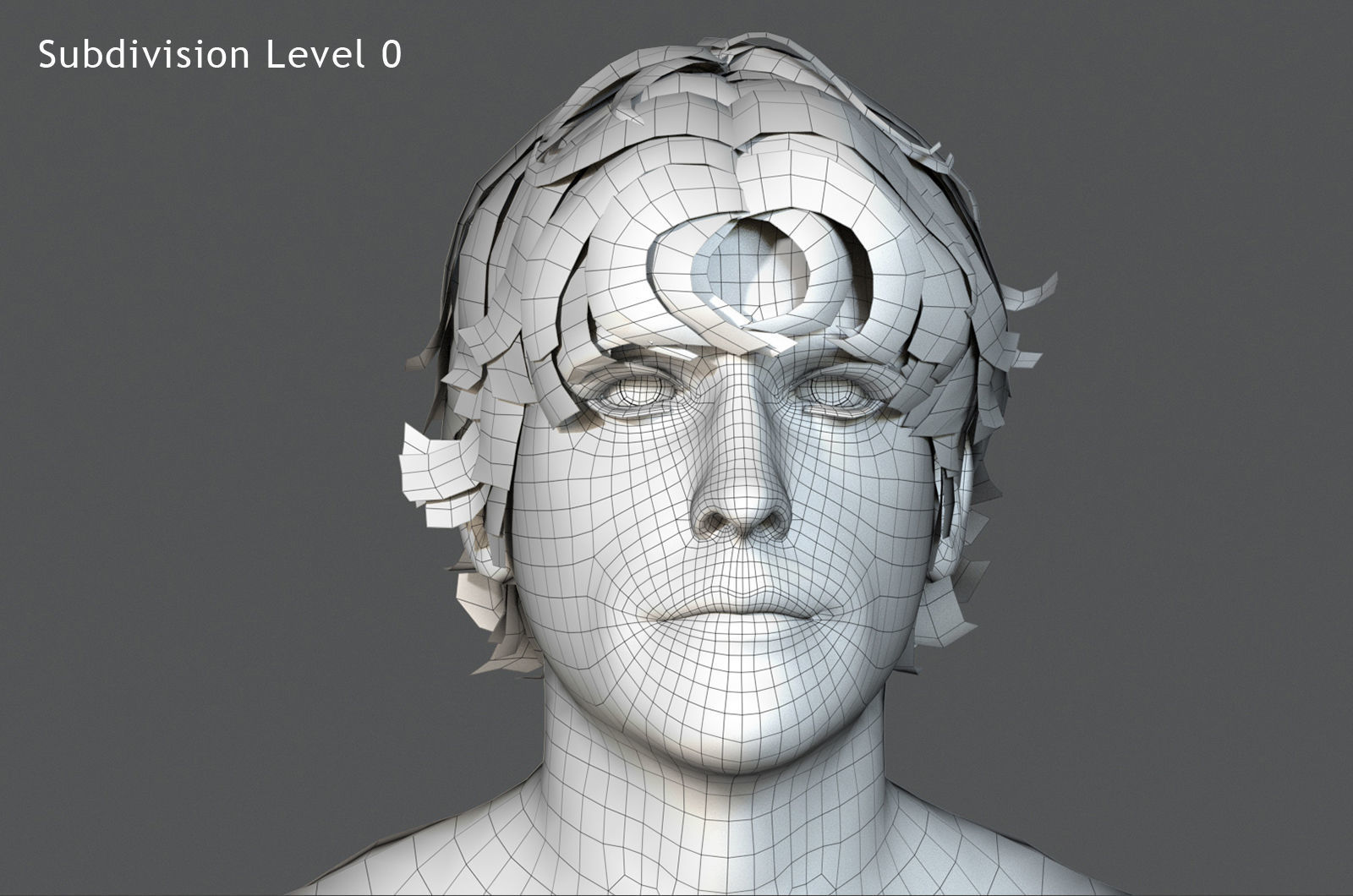 Male Base Rig Low-poly 3D model_23