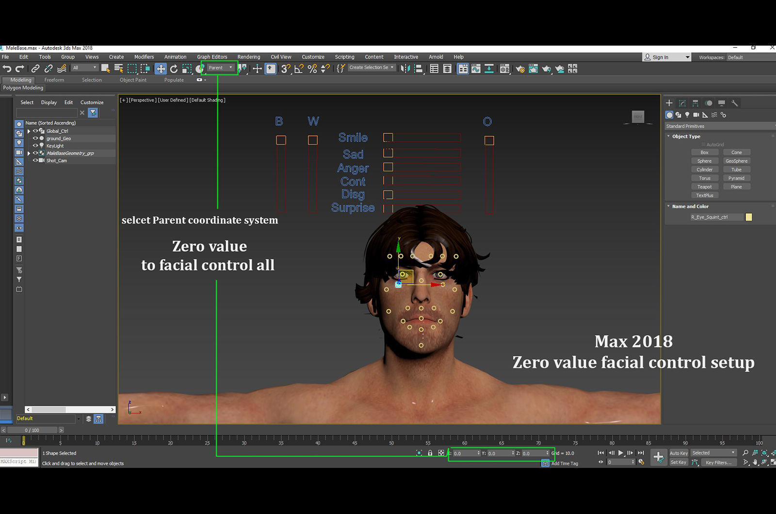 Male Base Rig Low-poly 3D model_20