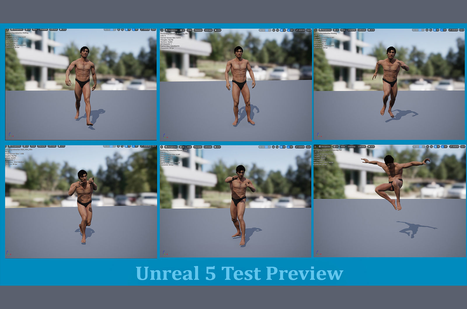 Male Base Rig Low-poly 3D model_12