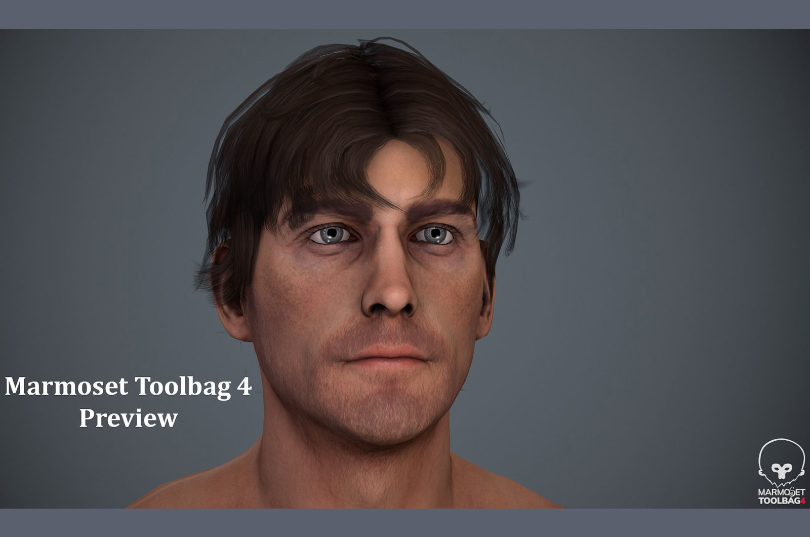 Male Base Rig Low-poly 3D model_10
