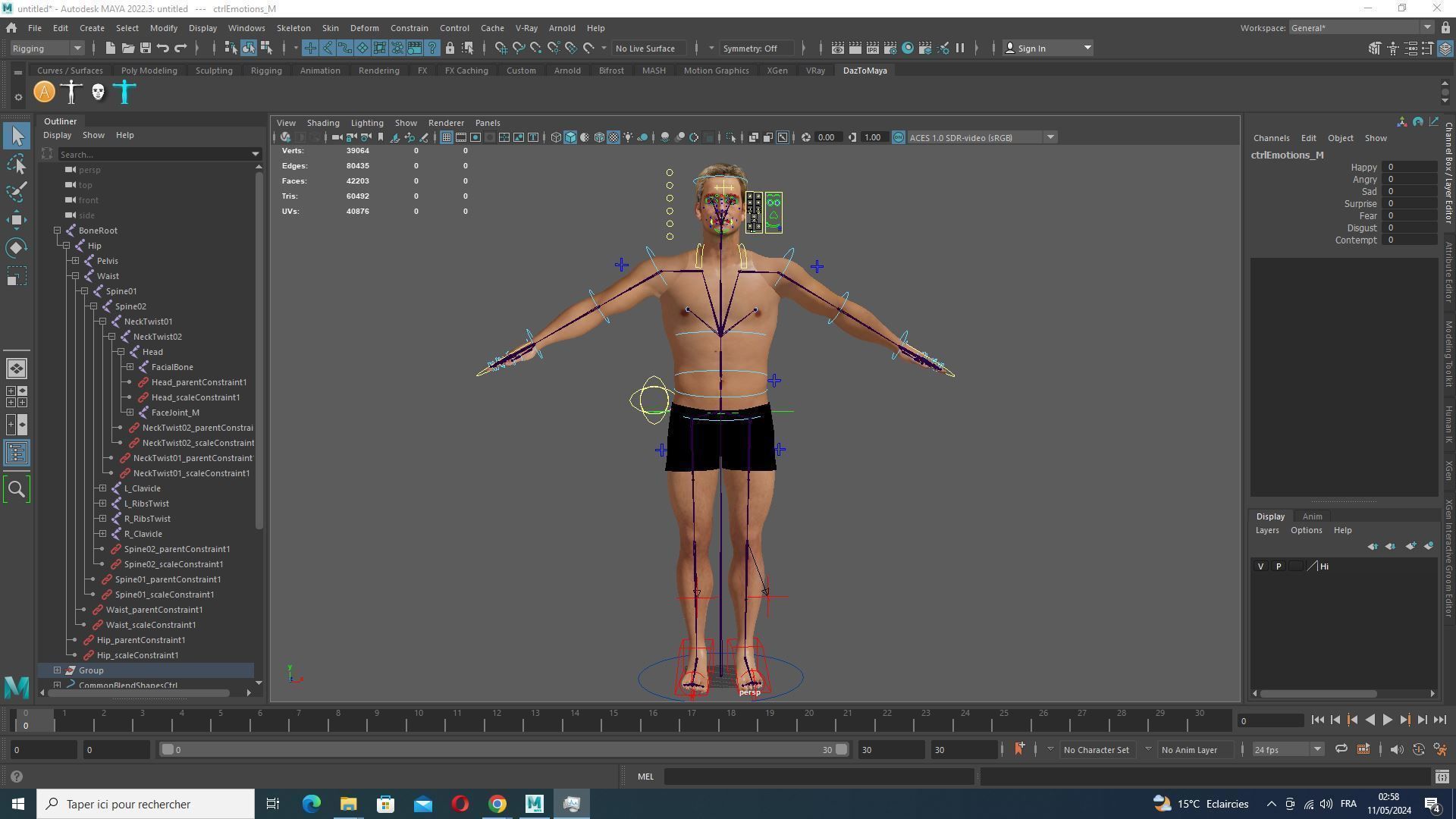 Homelander The Boys - Base Mesh Low-poly 3D model_26
