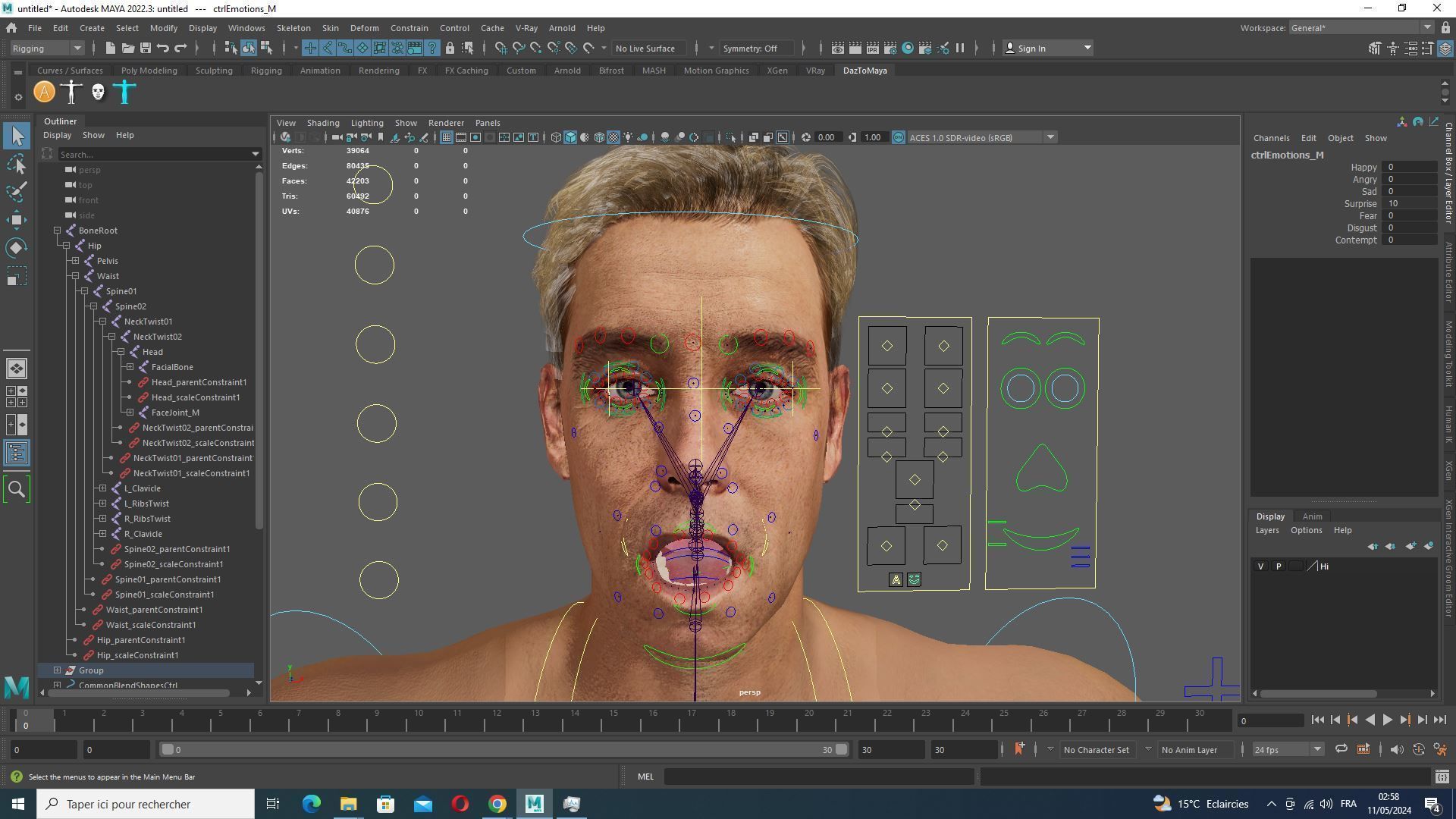 Homelander The Boys - Base Mesh Low-poly 3D model_25