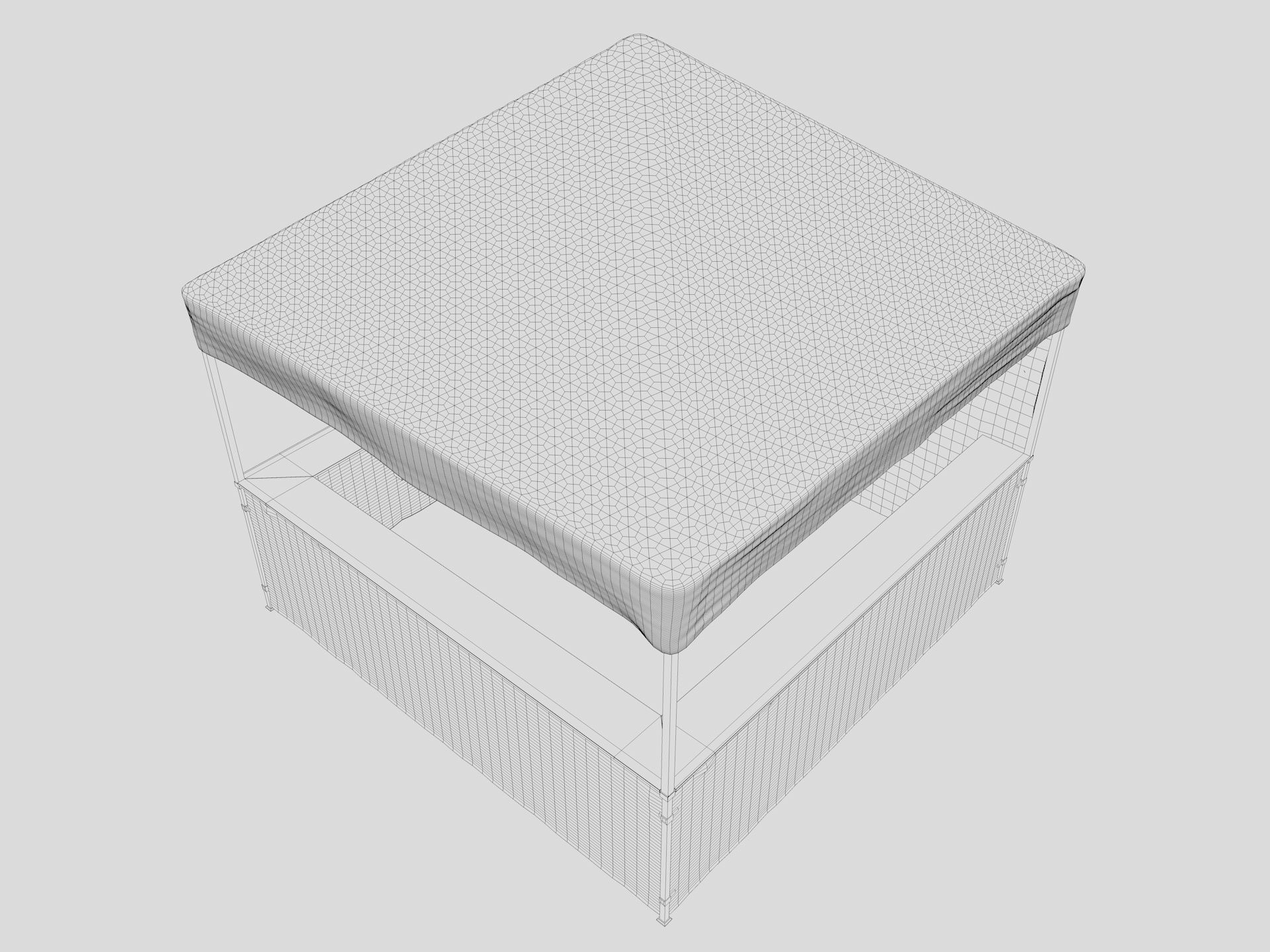 Event Tent 3 4x4 3D model_13