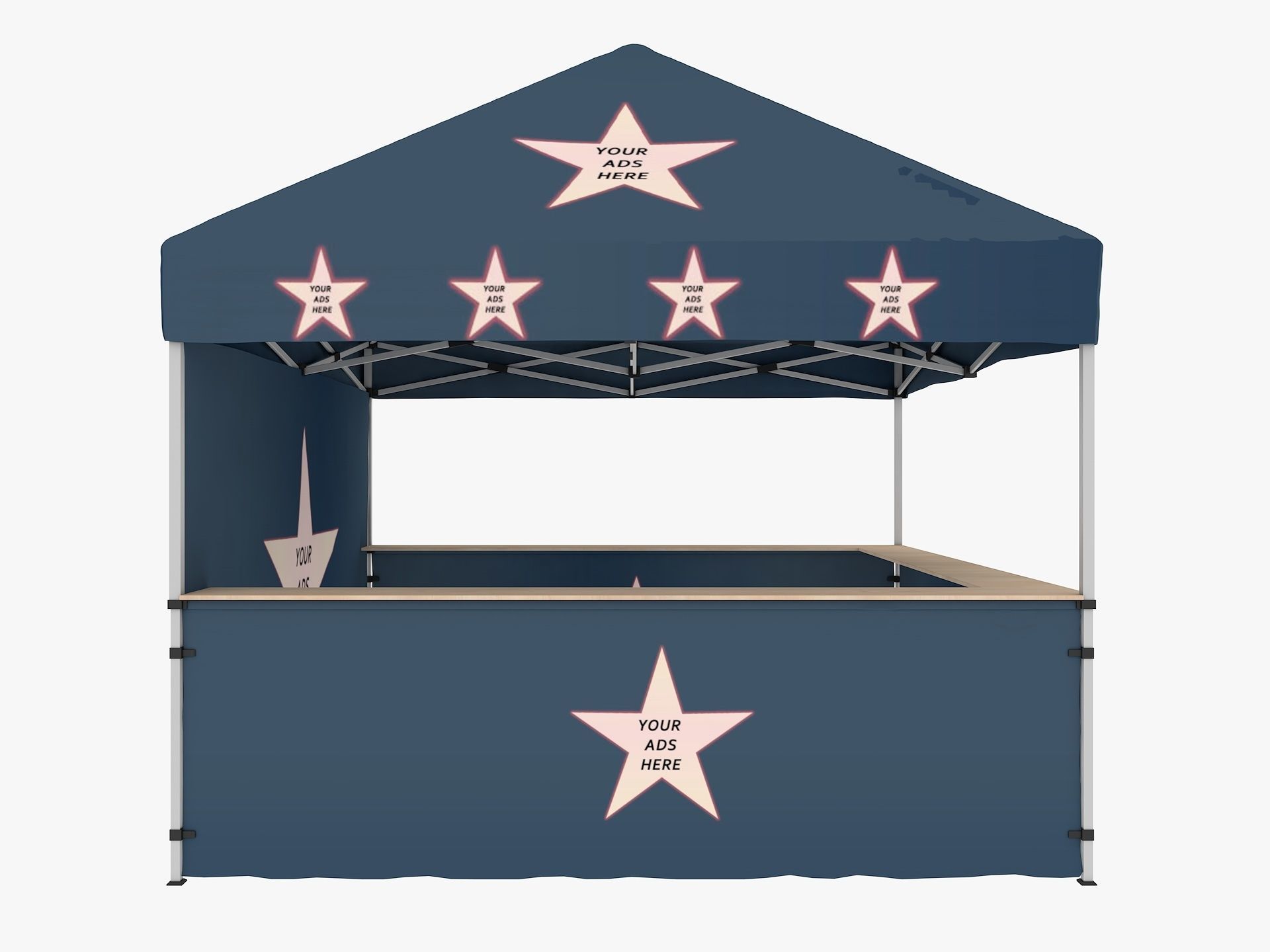 Event Tent 3 4x4 3D model_2