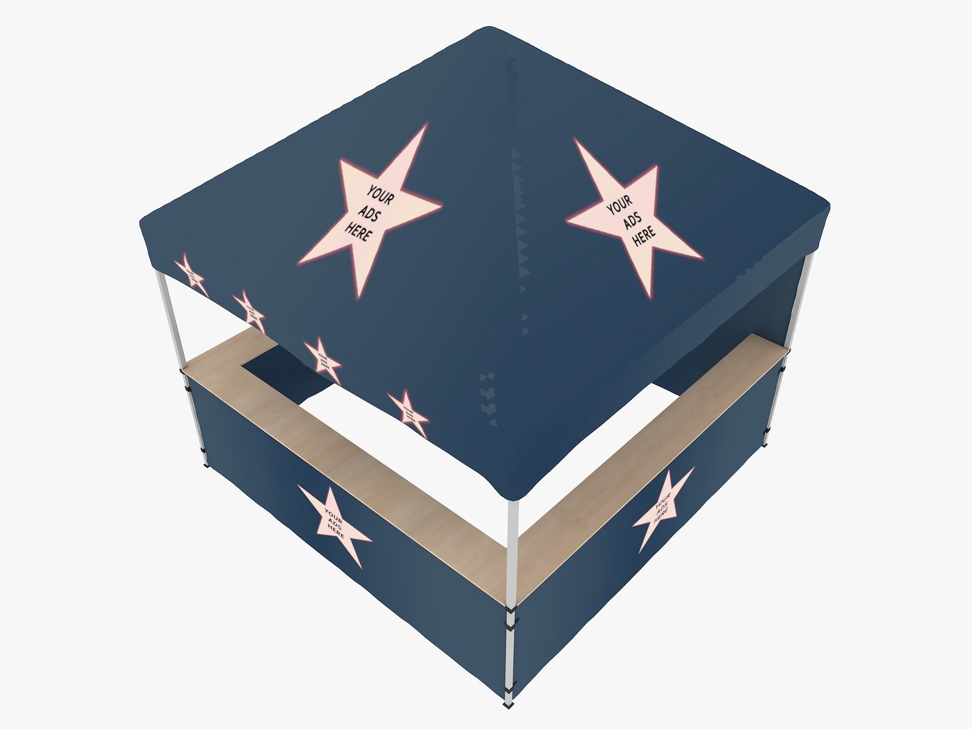 Event Tent 3 4x4 3D model_8