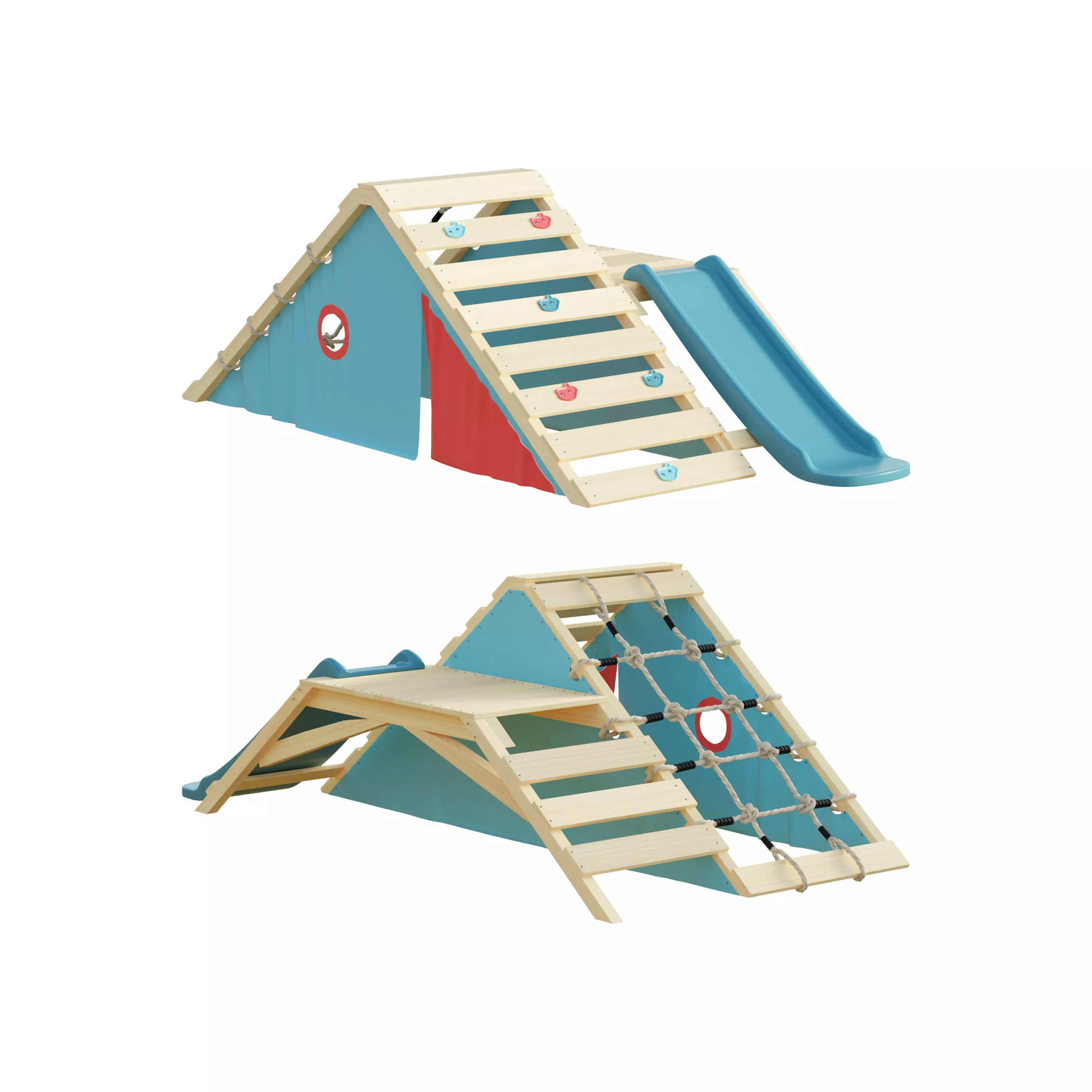 PLUMR MY FIRST WOODEN PLAY CENTRE 3D model_0