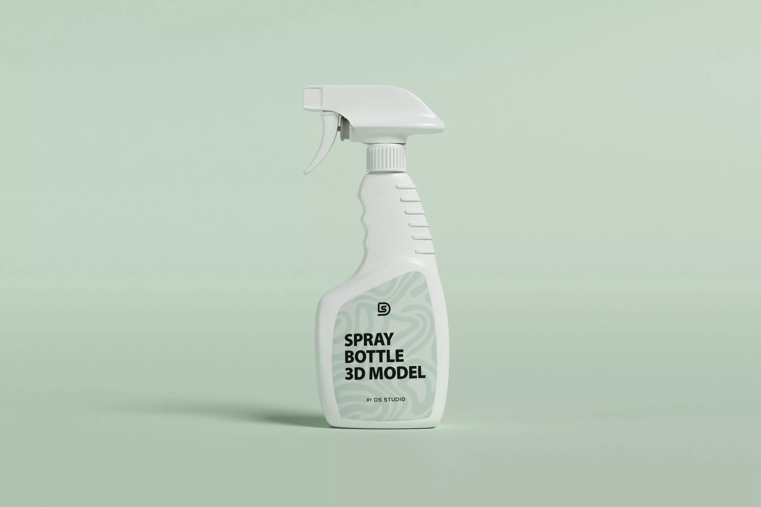 Cleaning Product Spray Bottle ver2 3D model