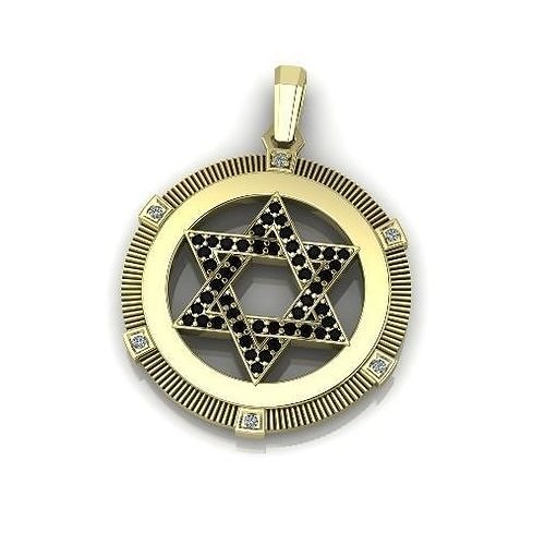 Star of David pendant Model 5602 3D print model