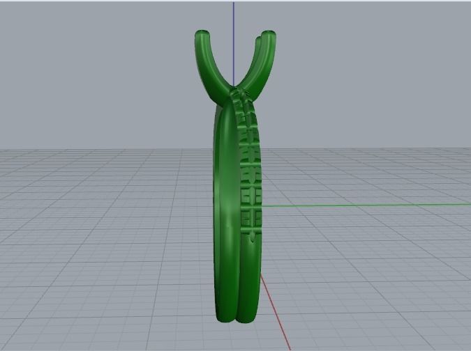 Solitaire ring Model 5601 3D print model_3