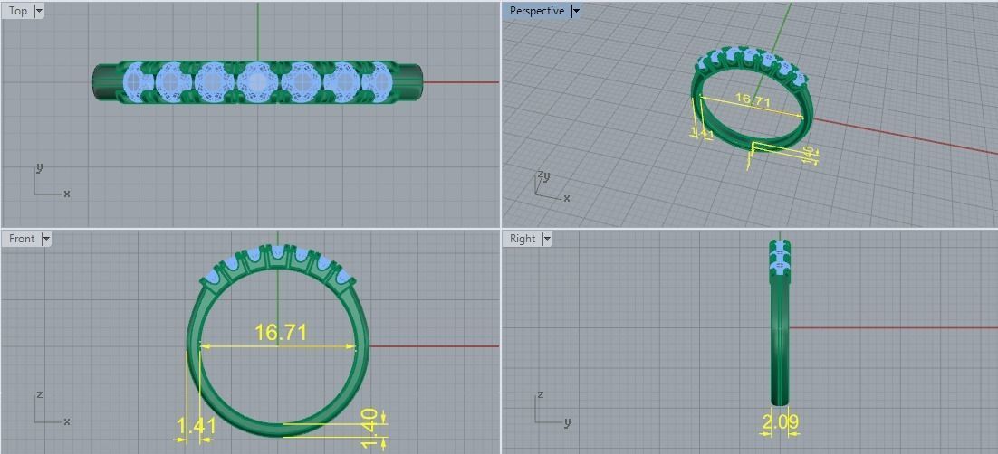 Ring Model 5593 3D print model_5