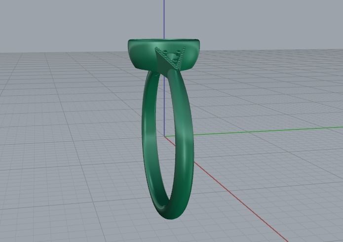 Ring oval Model 5640 3D print model_3
