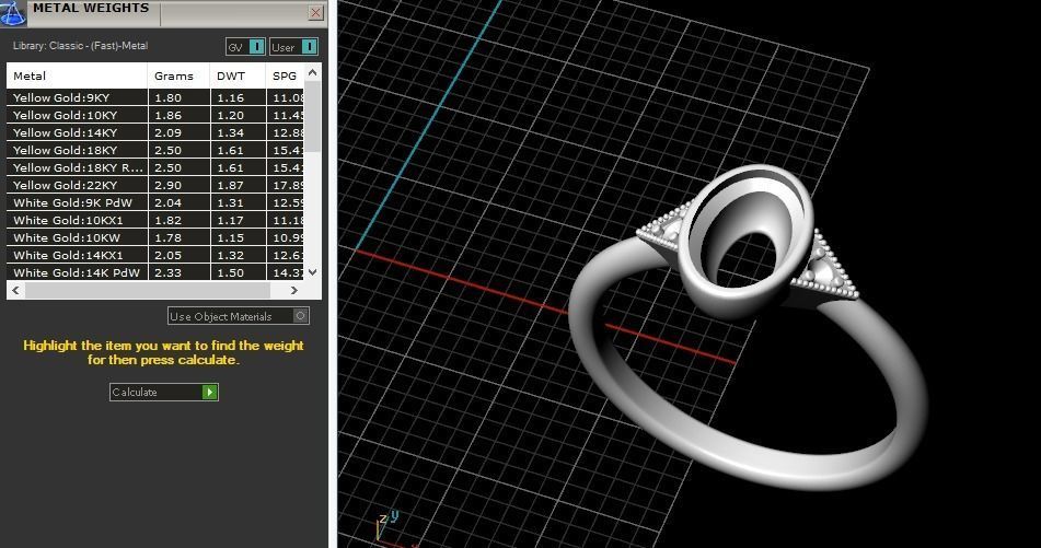 Ring oval Model 5640 3D print model_6