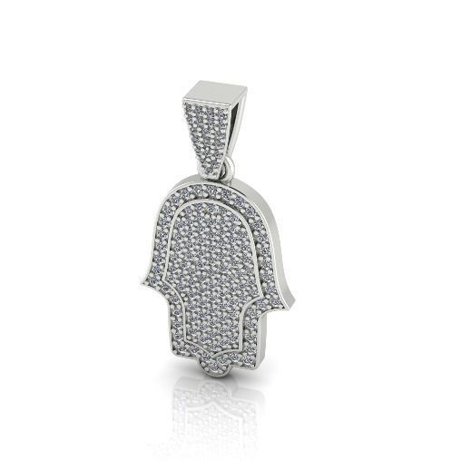 Hamsa pendant Model 5639 3D print model_1