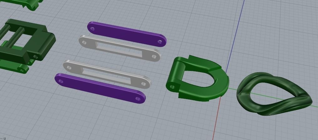 Bracelet Model 5632 3D print model_3