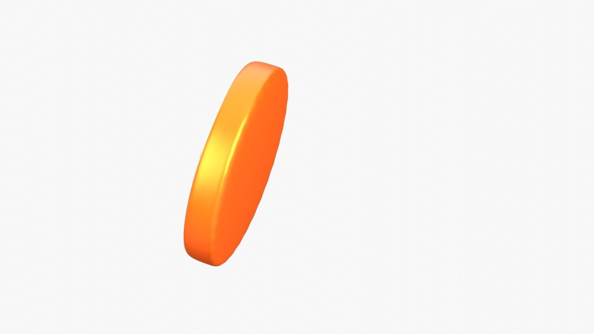 Medal Coin Game 3D Illustration 3D model_9