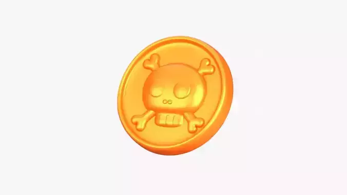Medal Coin Game 3D Illustration