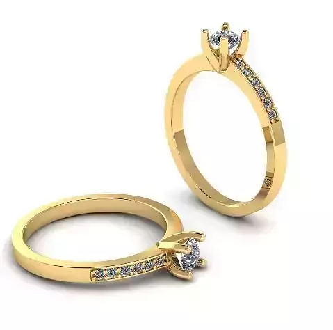 Solitaire ring Model 5629