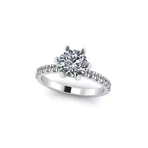 Solitaire ring Model 5626