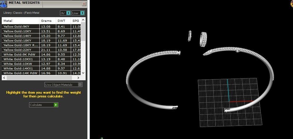 Bracelet size 18 Model 5622 3D print model_6