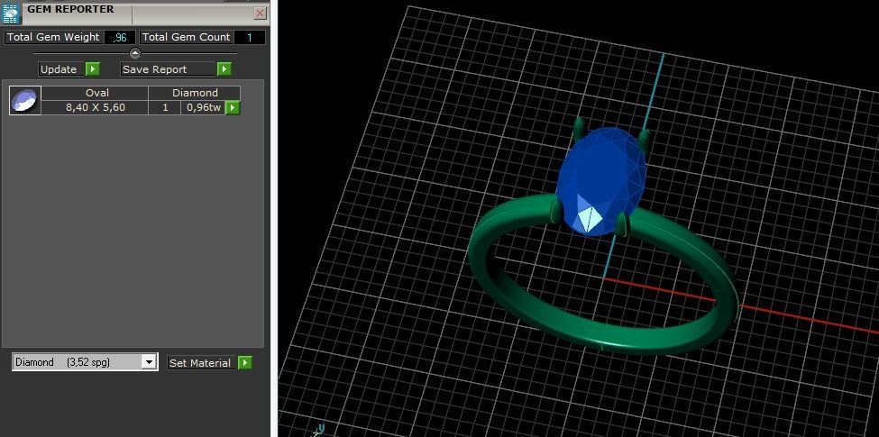 Solitaire ring Model 5619 3D print model_7