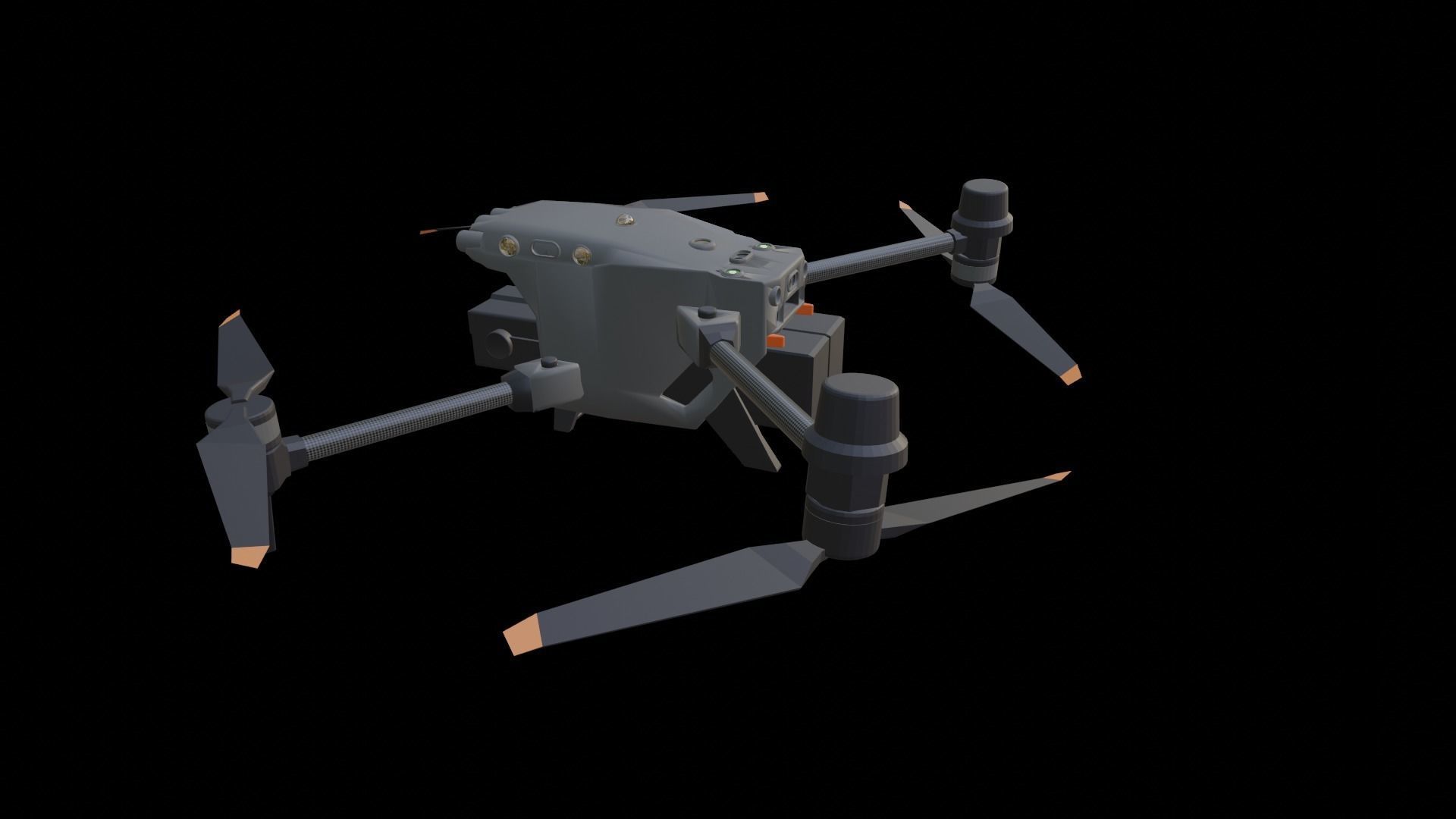 3D M30 Drone Model with Camera 3D print model_2