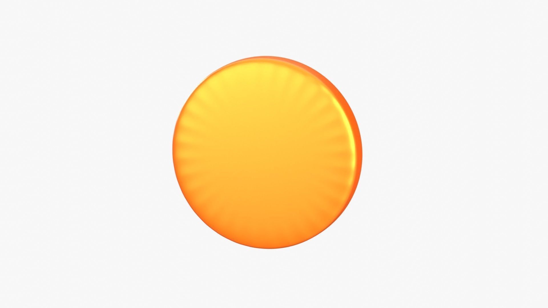 Medal Coin Game 3D Illustration 3D model_11