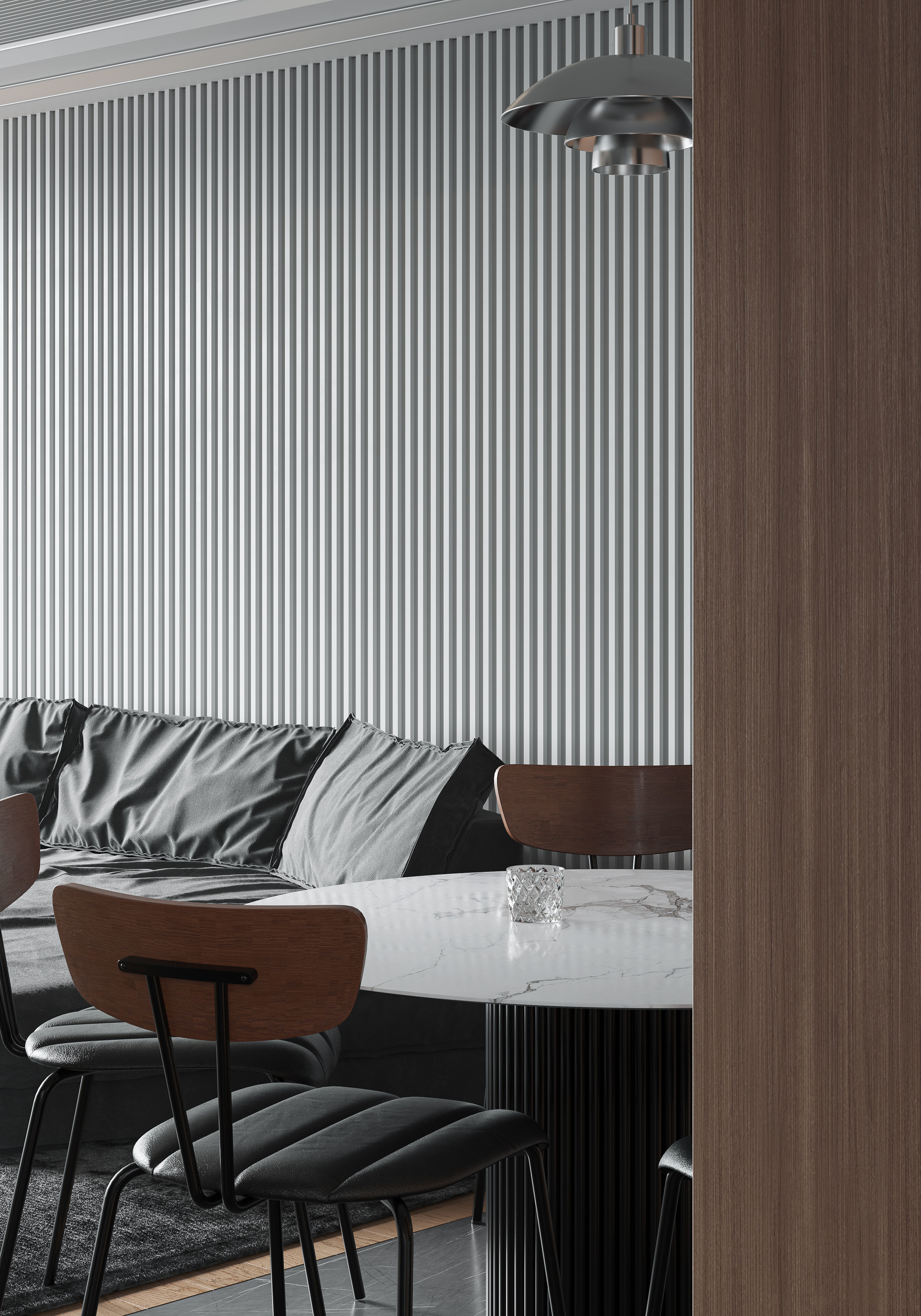 Minimalist Apartment Interior Design 3D model_4