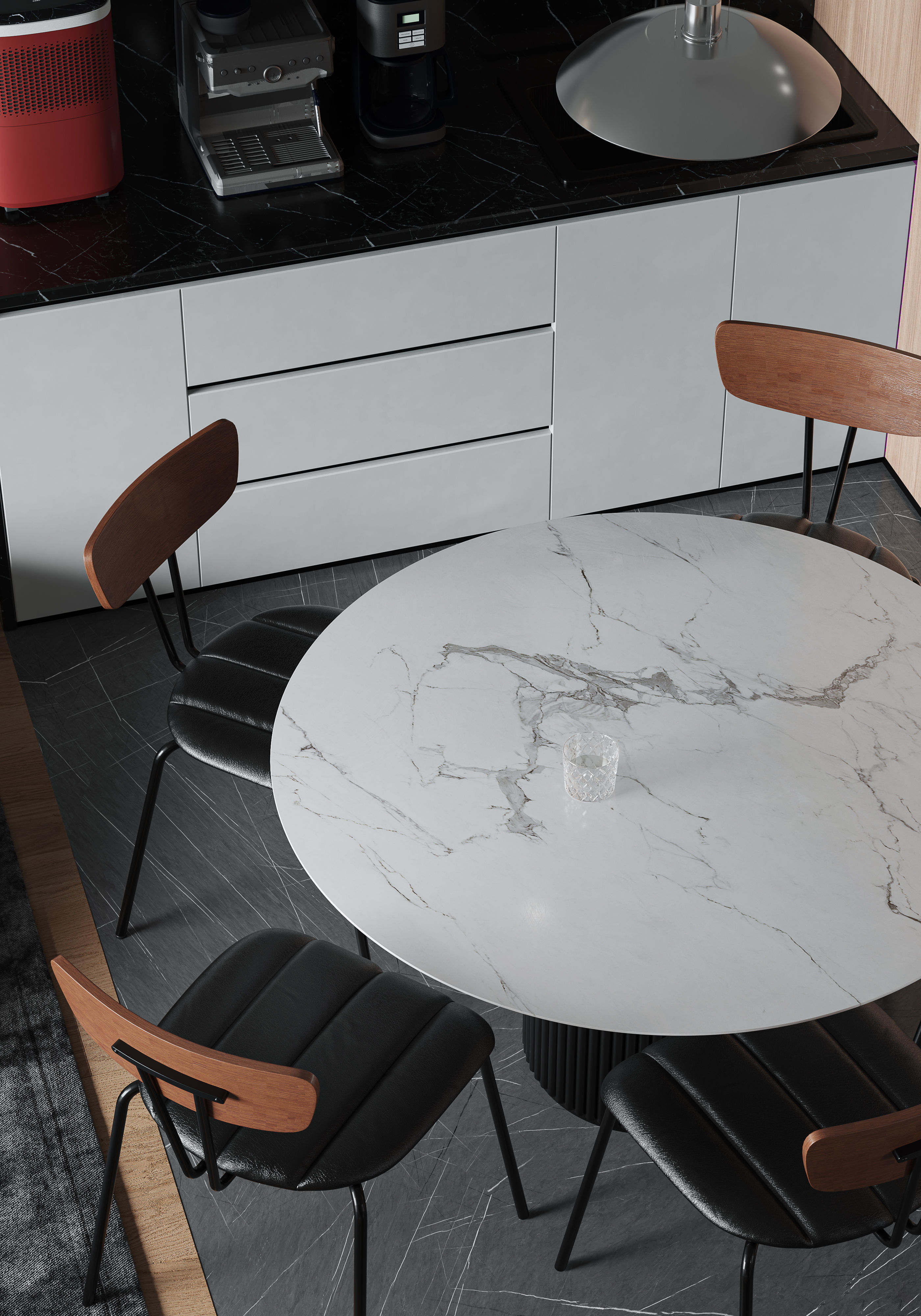 Minimalist Apartment Interior Design 3D model_5