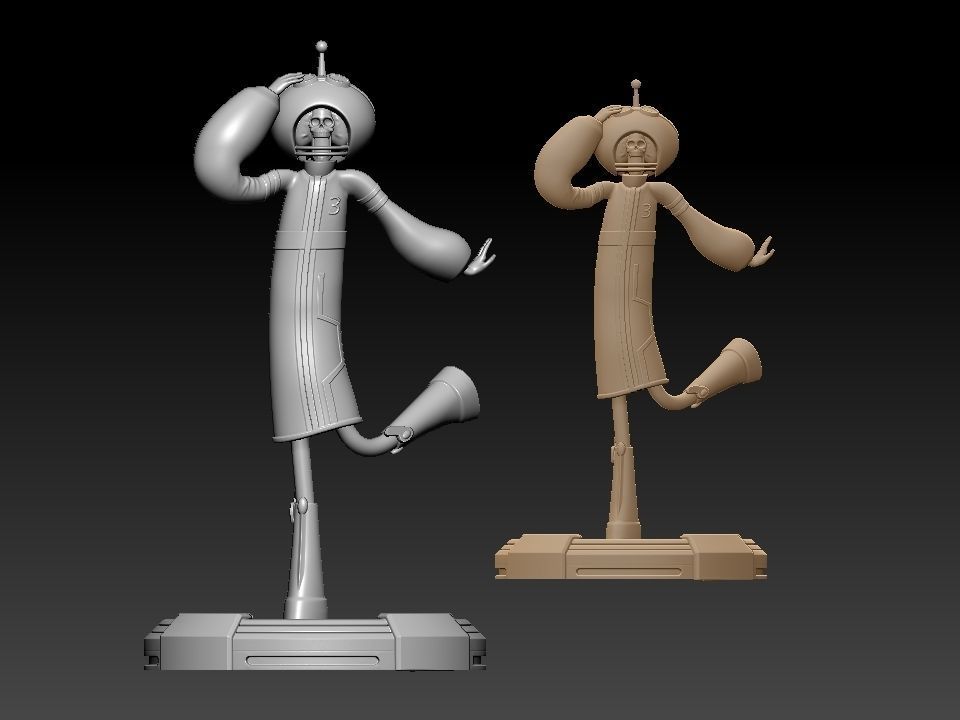BROOK EGGHEAD - ONEPIECE - TEAM LUFFY 3D print model_2