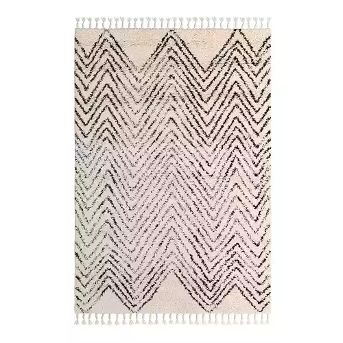 Chevron Shag Rug 3D model