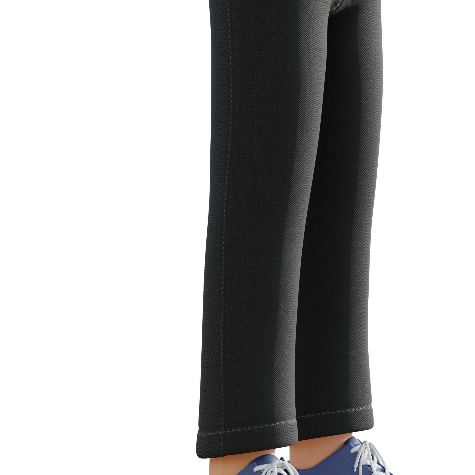 Cartoon Man Rigged Low-poly 3D model_44