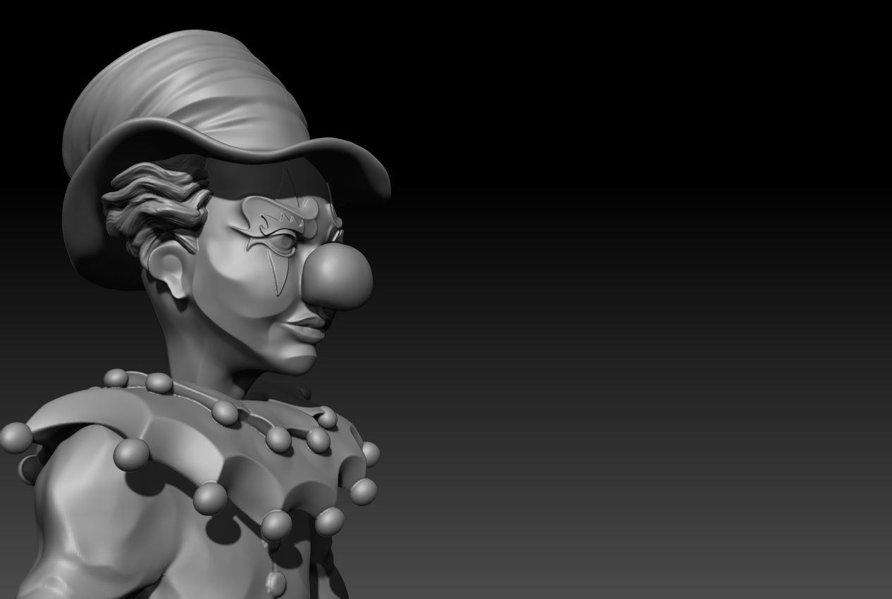 Articulated Clown Figure 3D Print Model 8cm 16cm 24cm 3D print model_28