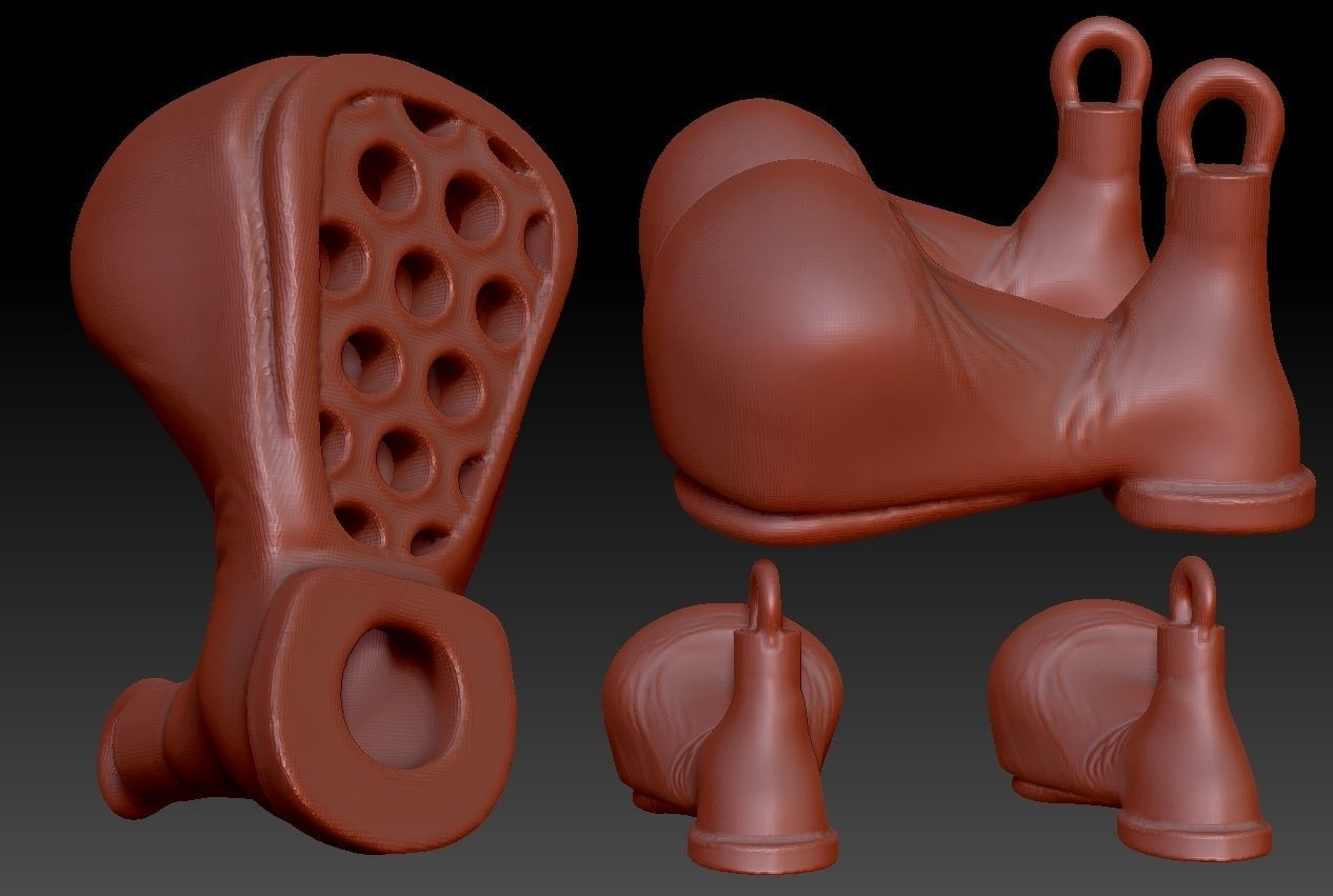 Articulated Clown Figure 3D Print Model 8cm 16cm 24cm 3D print model_17