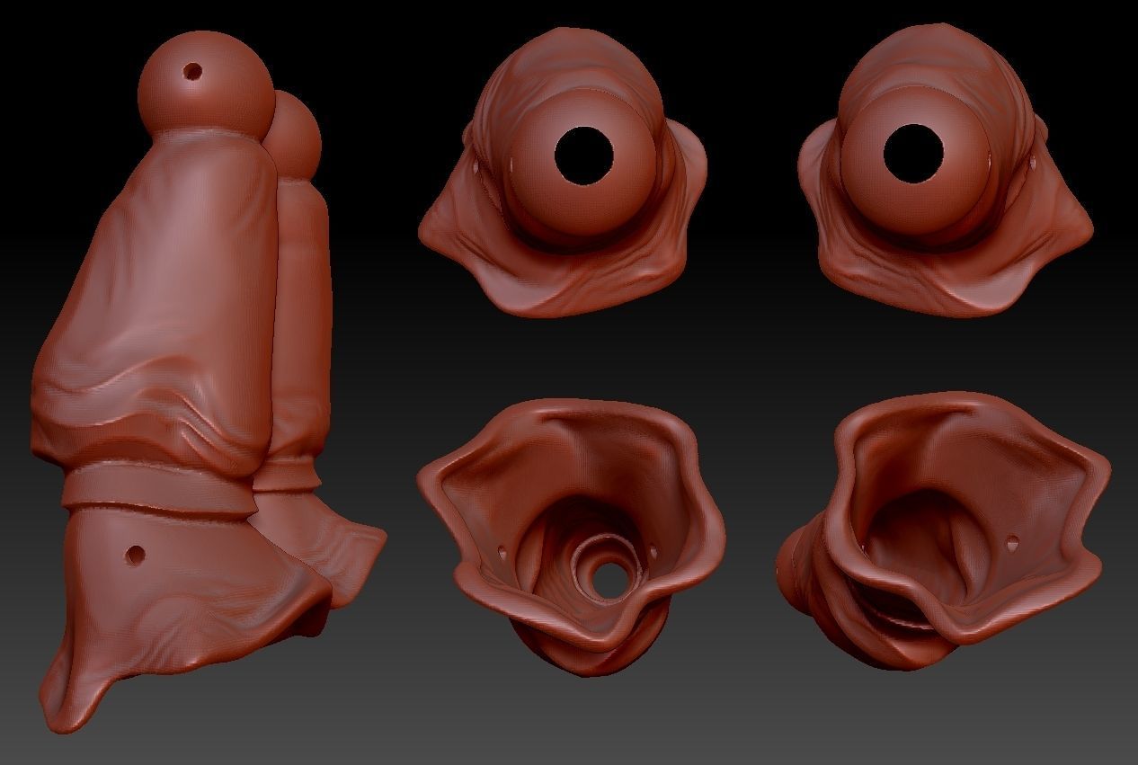 Articulated Clown Figure 3D Print Model 8cm 16cm 24cm 3D print model_13