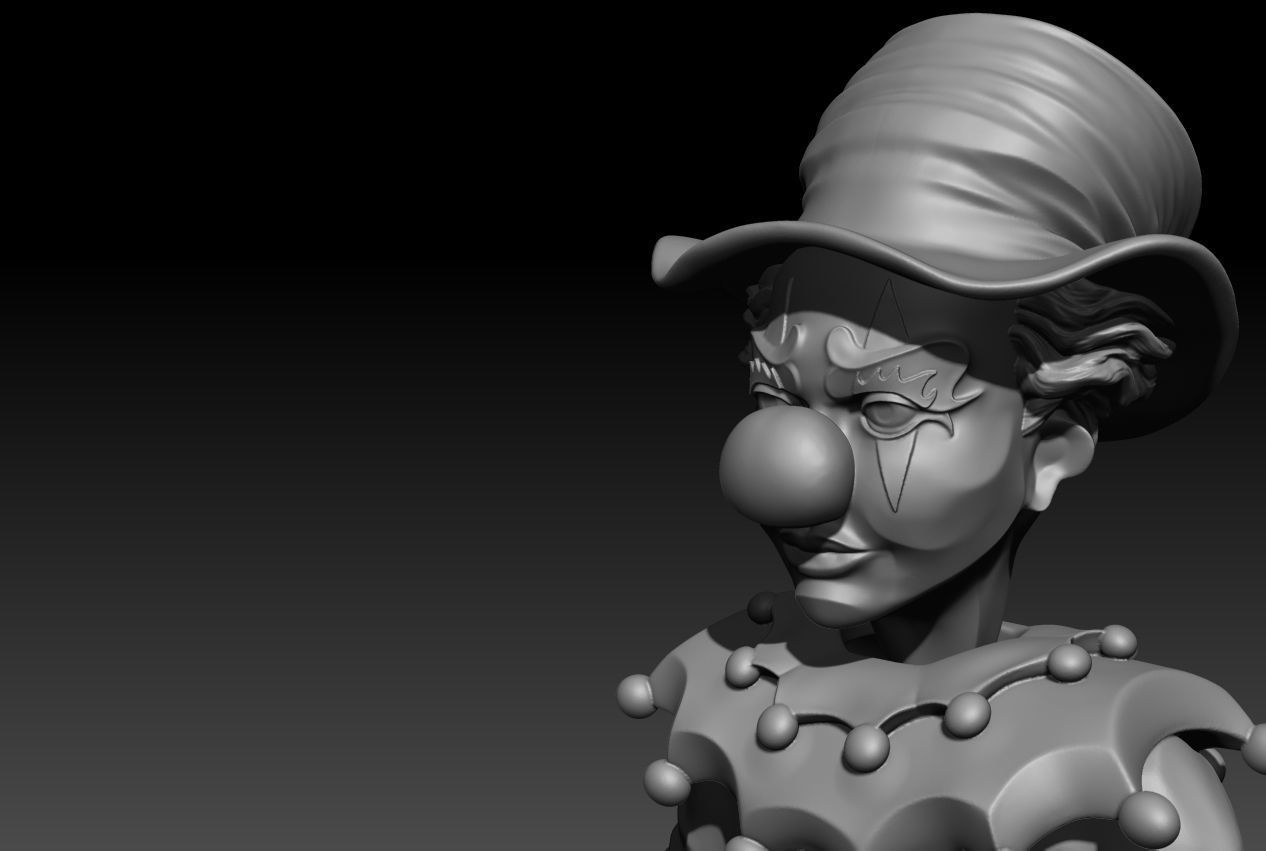 Articulated Clown Figure 3D Print Model 8cm 16cm 24cm 3D print model_20