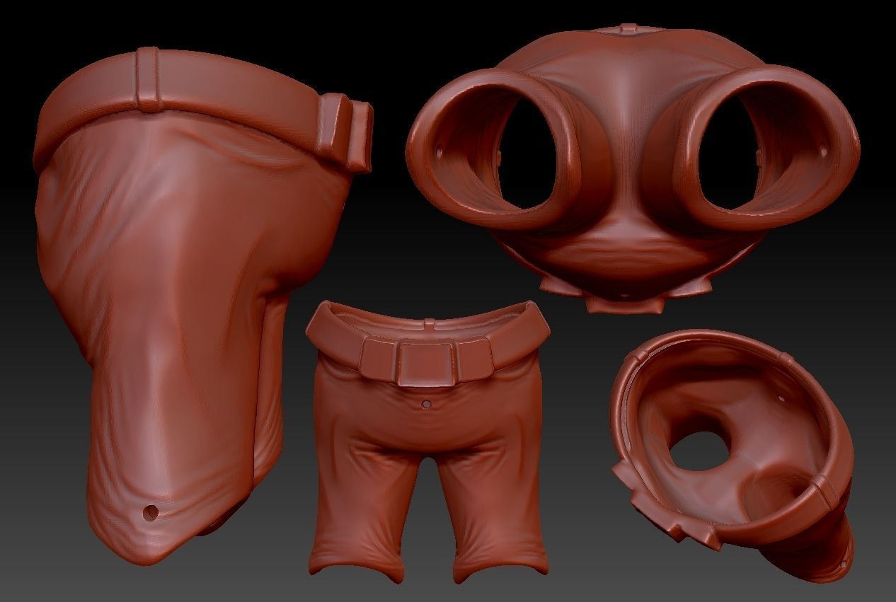 Articulated Clown Figure 3D Print Model 8cm 16cm 24cm 3D print model_14