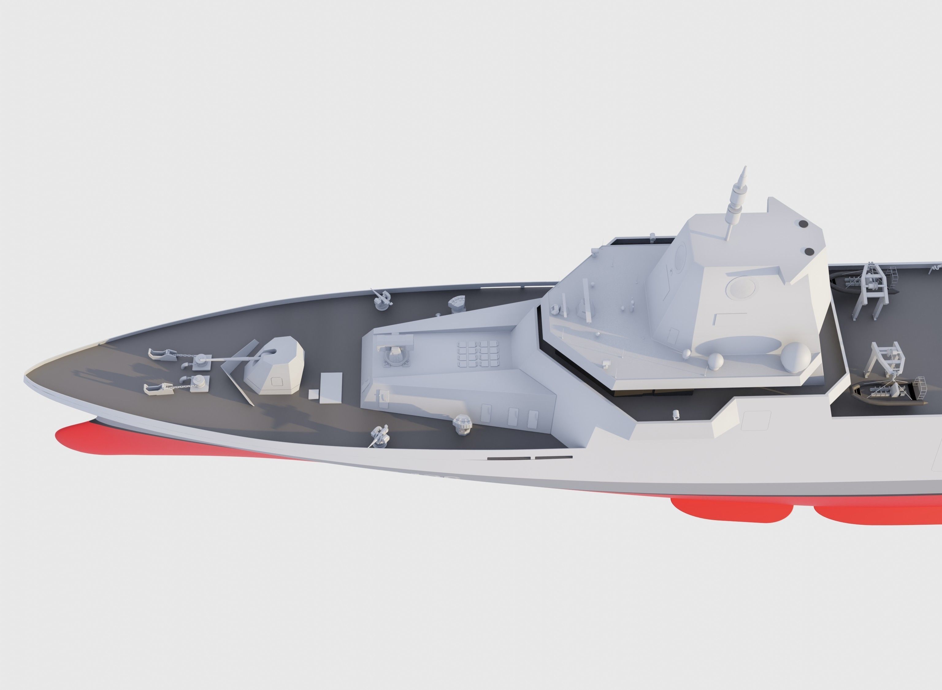 frigate F126 3D model_5