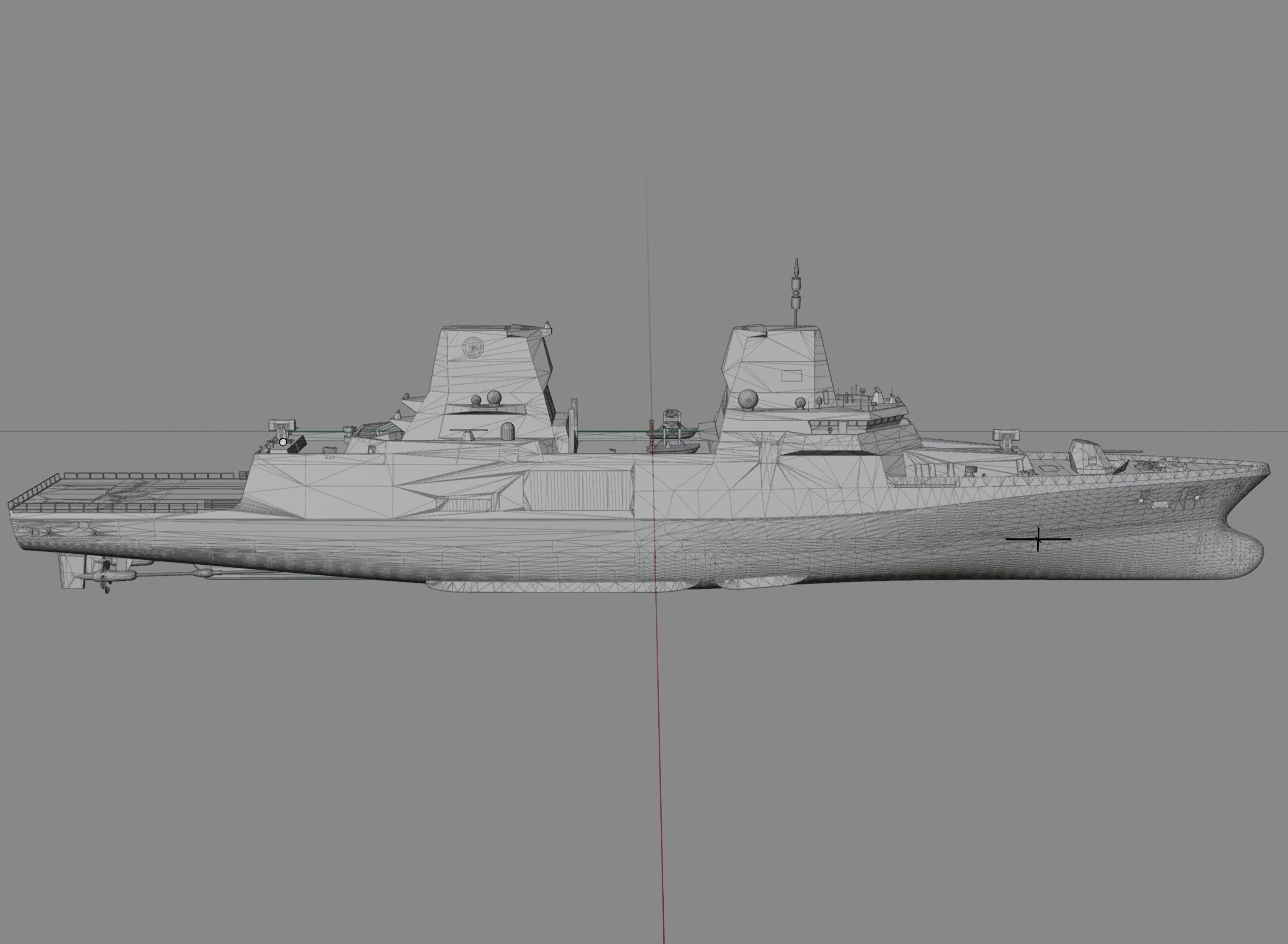 frigate F126 3D model_8