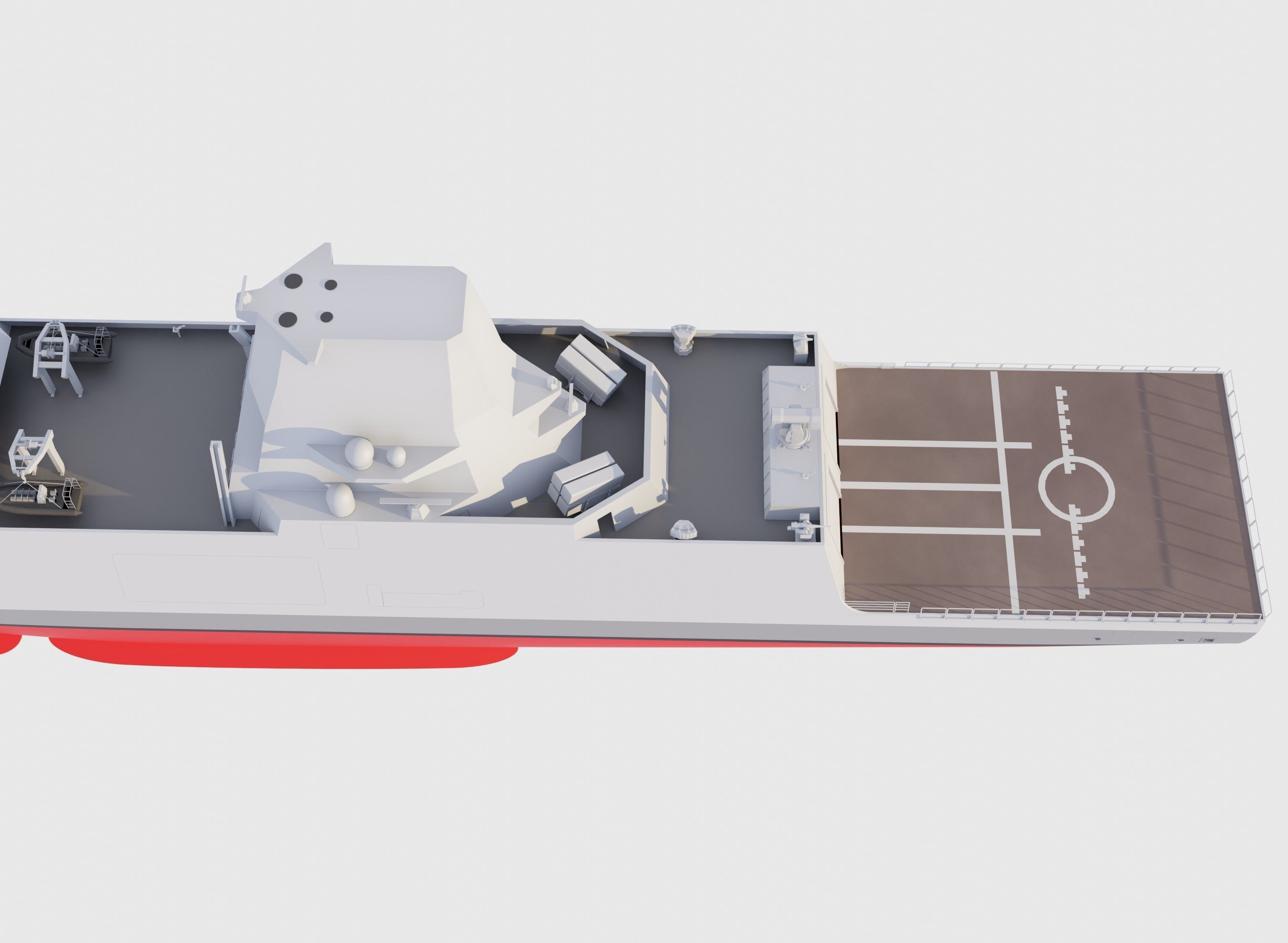 frigate F126 3D model_6