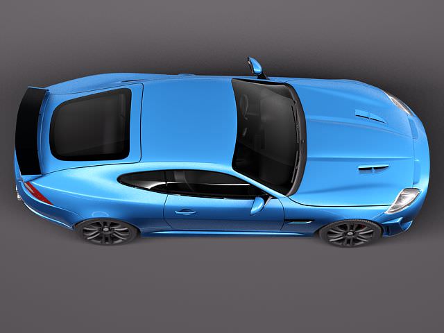 Jaguar XKR-S 2012 3D model_7