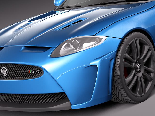 Jaguar XKR-S 2012 3D model_2